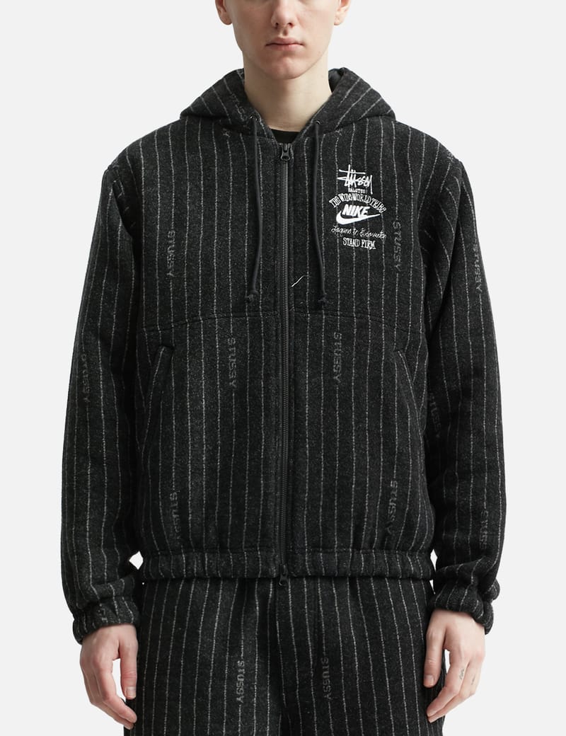 Nike - Nike x Stüssy Stripe Wool Jacket | HBX - Globally Curated