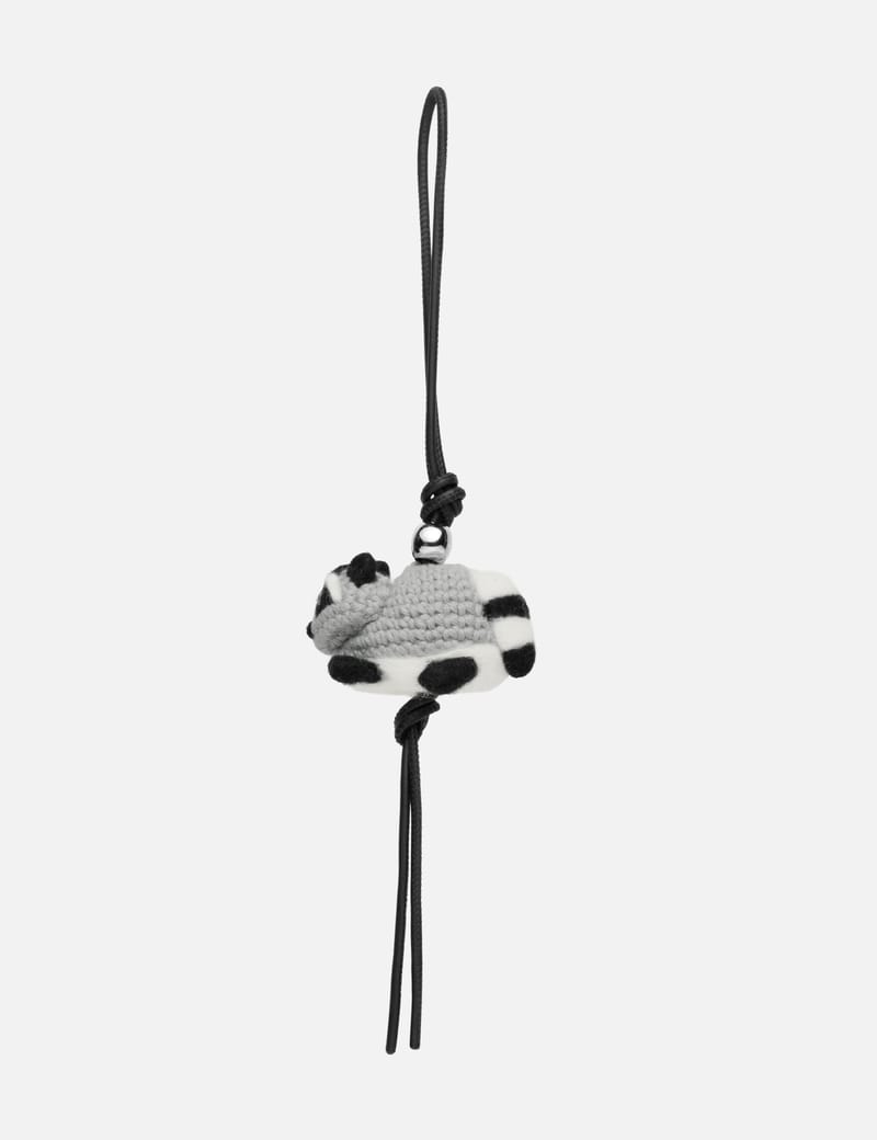 Loewe Raccoon Felt Charm - フェルト製アライグマチャーム。カーフ