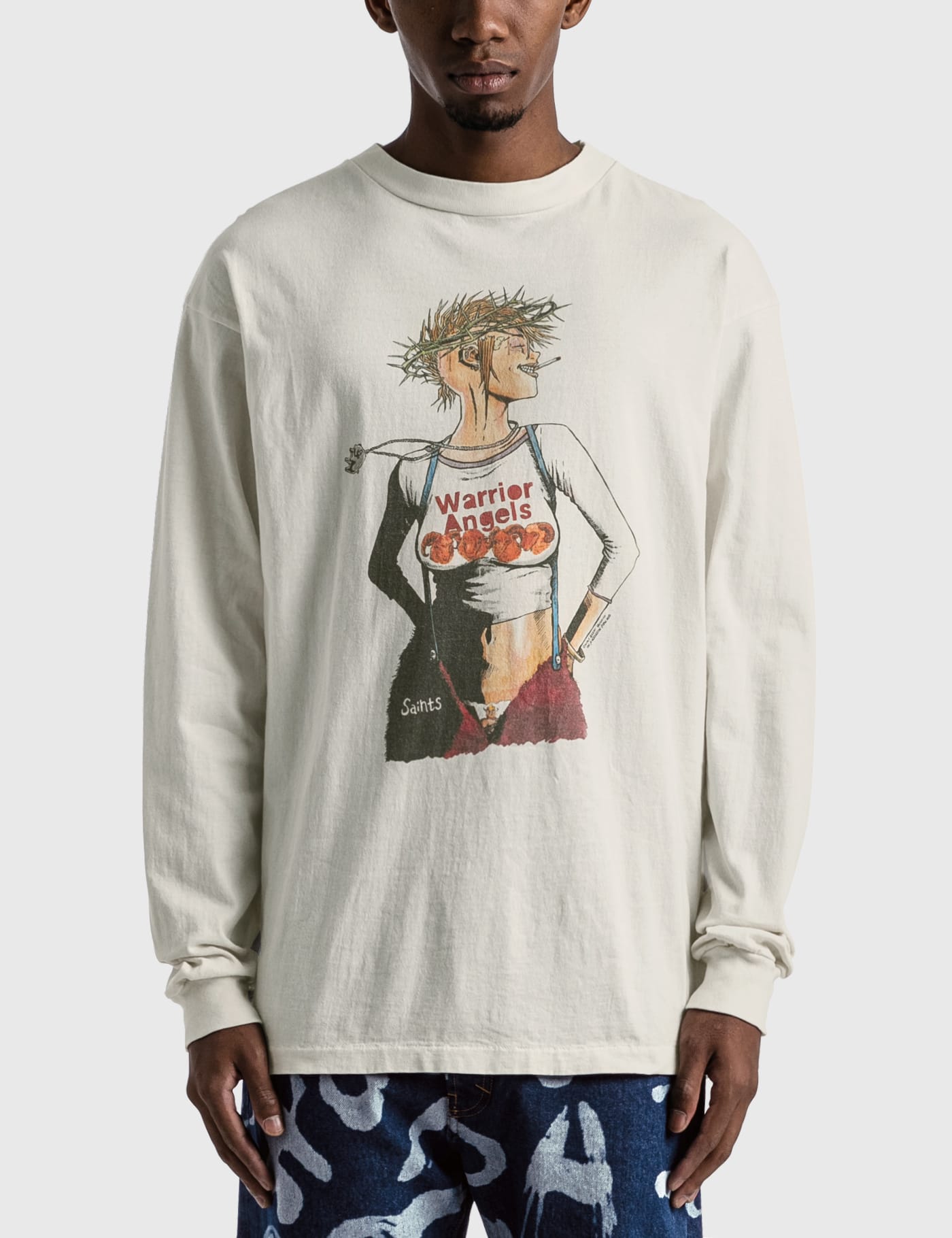 Saint Michael - Punk Girl Long Sleeve T-shirt | HBX - Globally 
