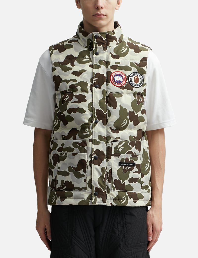 Camo canada best sale goose vest