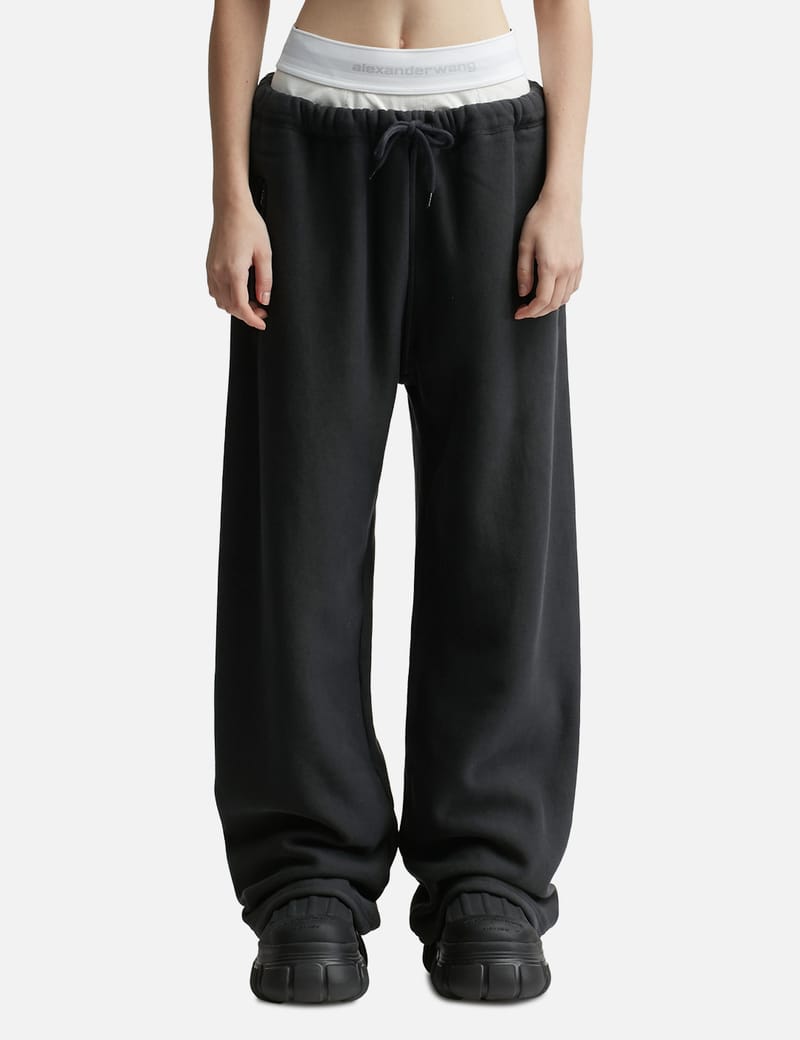 T By Alexander Wang - Wide Leg Sweatpants | HBX - Globally Curated 