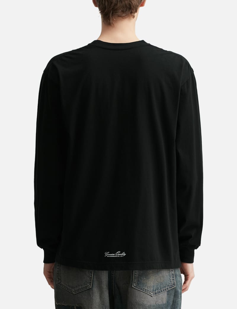 NEIGHBORHOOD NEIGHBORHOOD T-Shirt Long Sleeves 5 - Black cotton