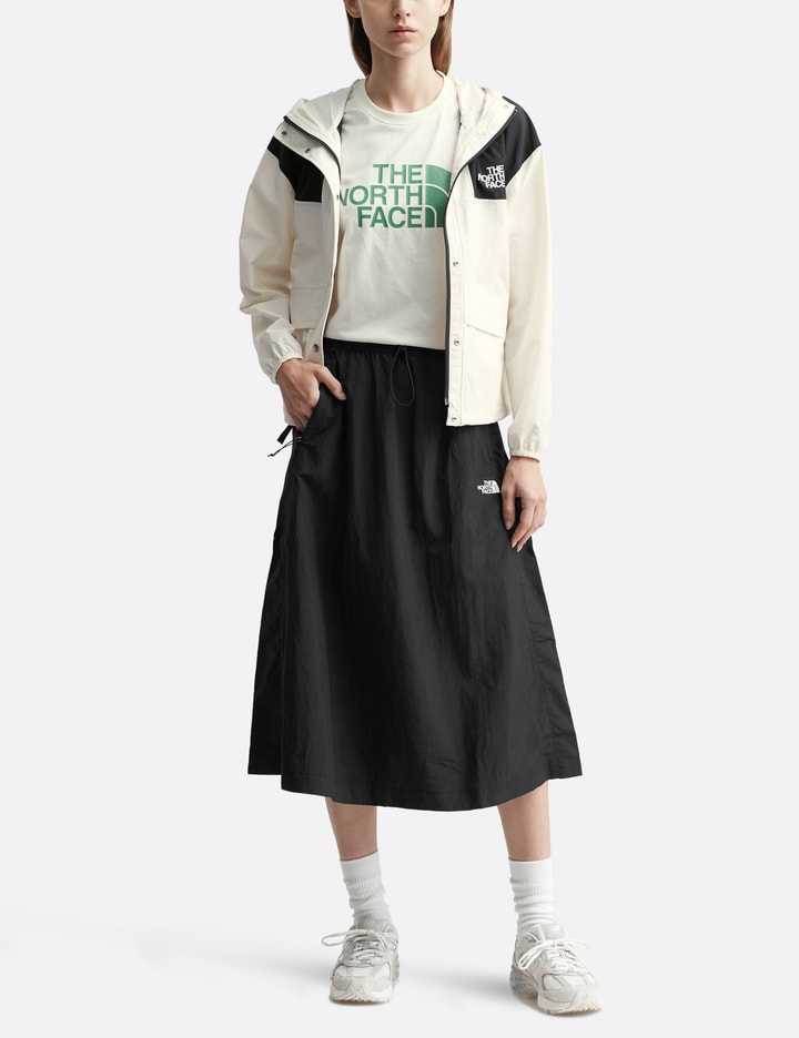 Rework North Face Fleece Midi Skirt - S