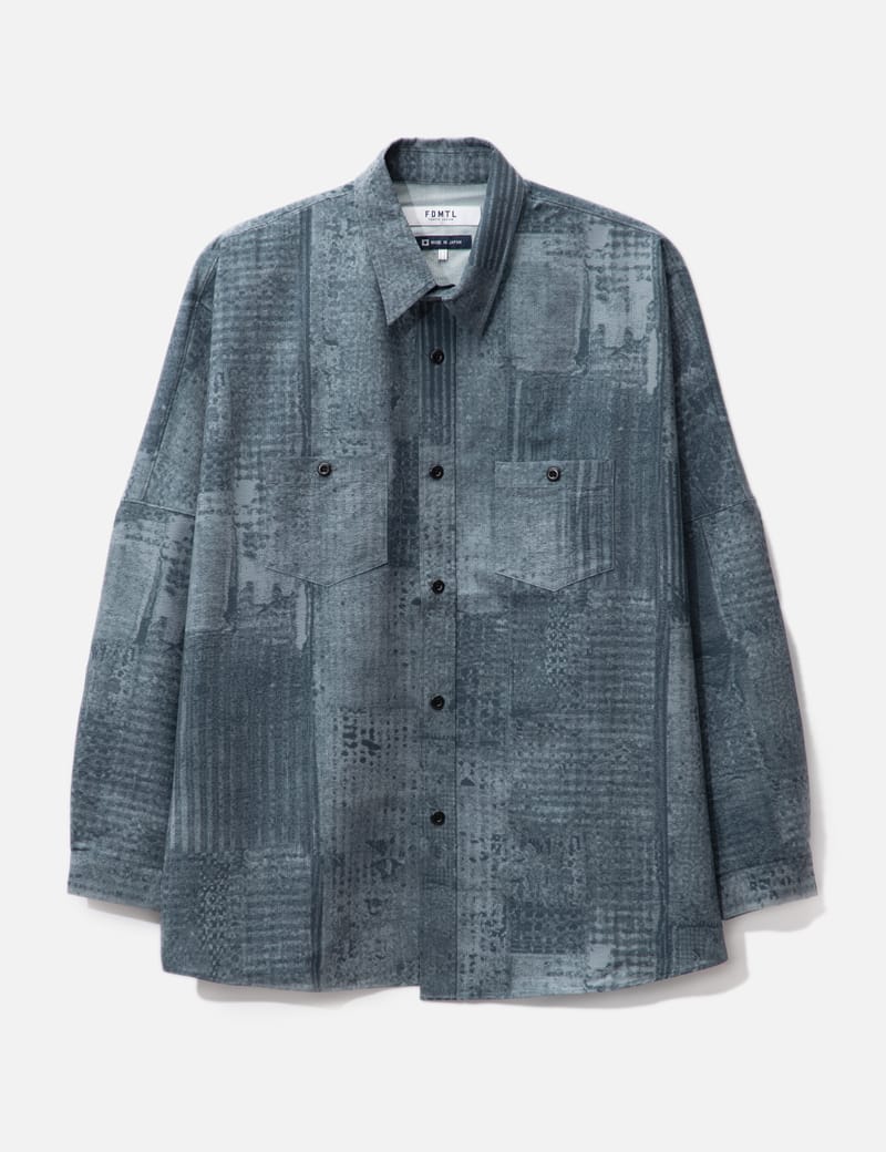 FDMTL × LATENCY DIGITAL BORO SHIRT FDMTL - Digital Boro Shirt | HBX