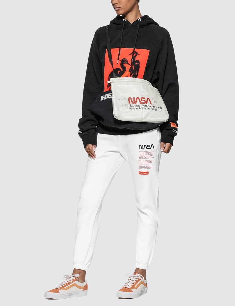HERON PRESTON NASAスウェット Heron Preston x NASA Hoodie - White / Orange – Kith