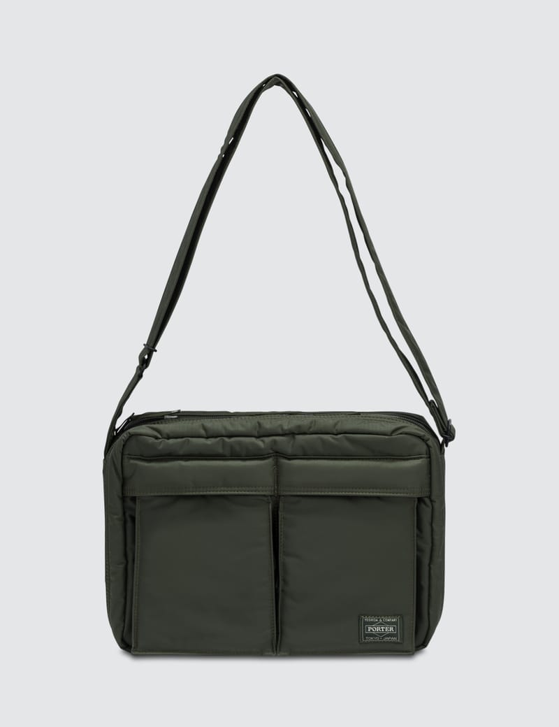 Head Porter - Olive Drab Shoulder Bag (L) | HBX - Globally Curated