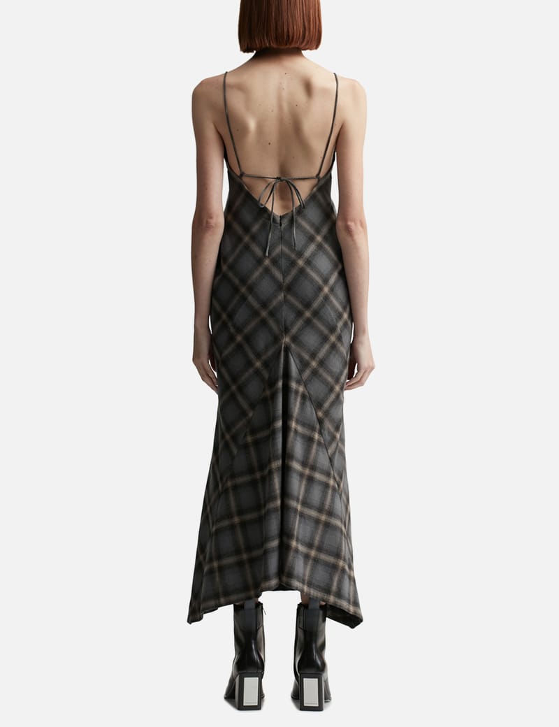 【送料&関税込】Our Legacy Naiad Dress Our Legacy - Naiad Dress Oyster Check Hairy Flannel