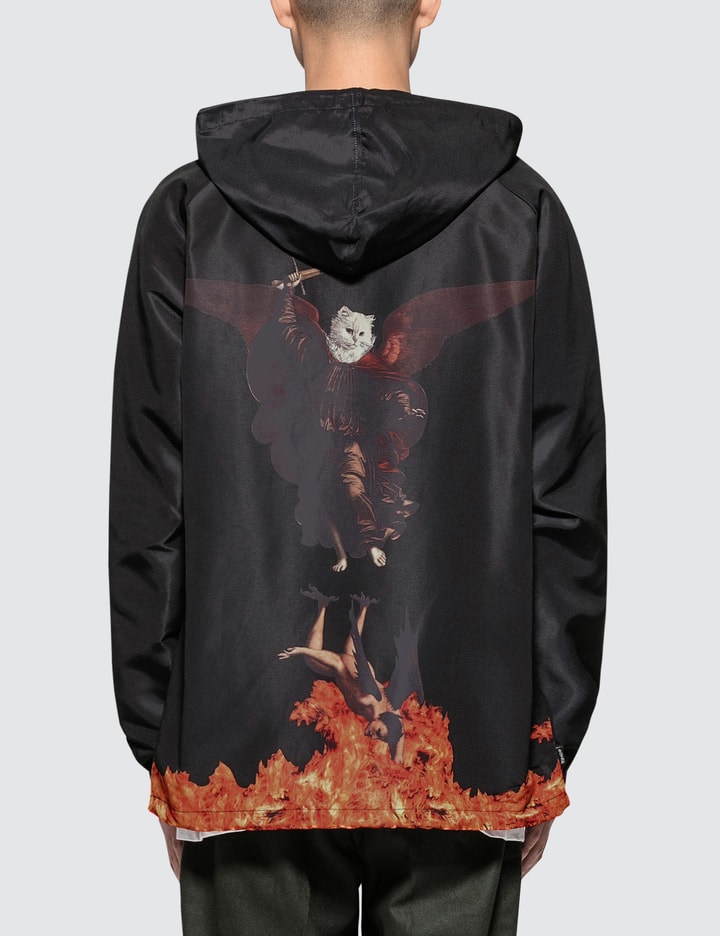 RIPNDIP - Hell Pit Hooded Coach Jacket | HBX - Globally Curated Fashion and Lifestyle by Hypebeast