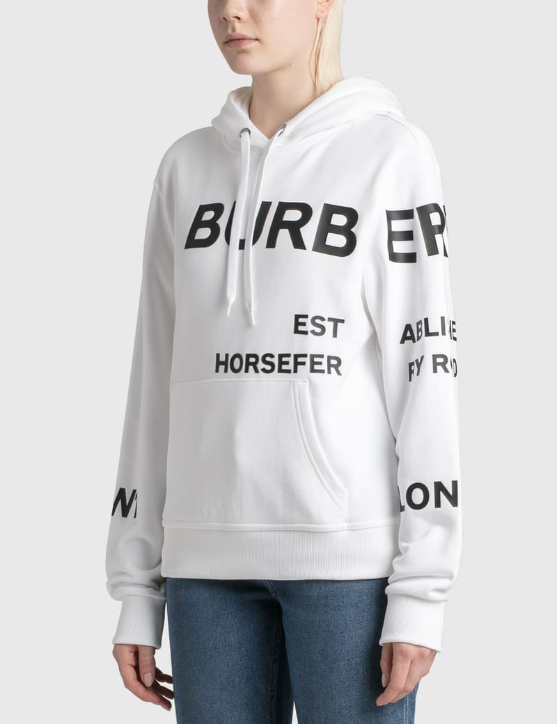 Horseferry print cotton oversized hoodie new arrivals