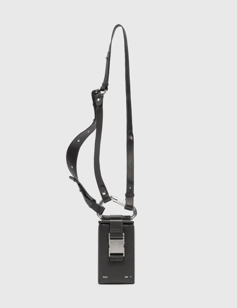 バッグ HELIOT EMIL Leather Carabiner PhoneSling Heliot Emil - LEATHER PHONE SLING | HBX