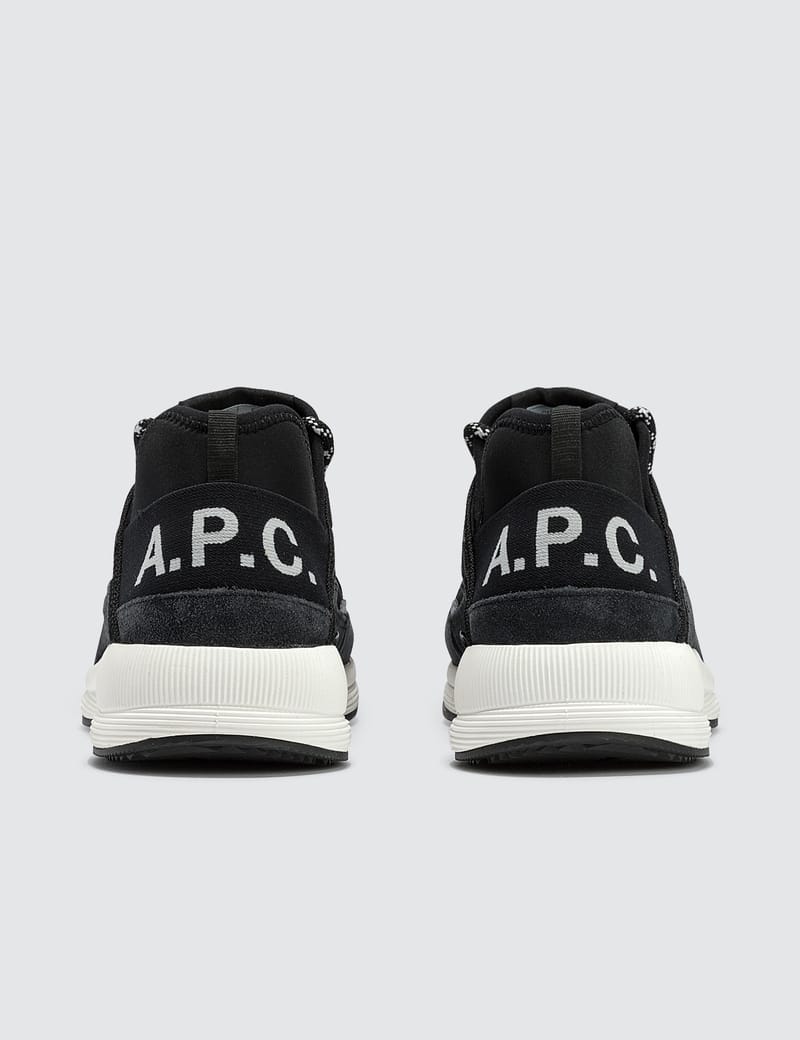 正規品 A.P.C. Run Around Sneakers - Black A.P.C. - Run Around Sneaker | HBX