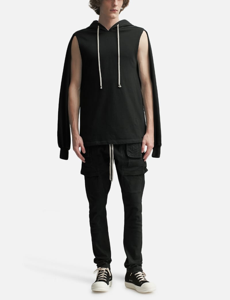 Rick Owens Drkshdw - CAPE JUMBO HOODIE | HBX - Globally Curated