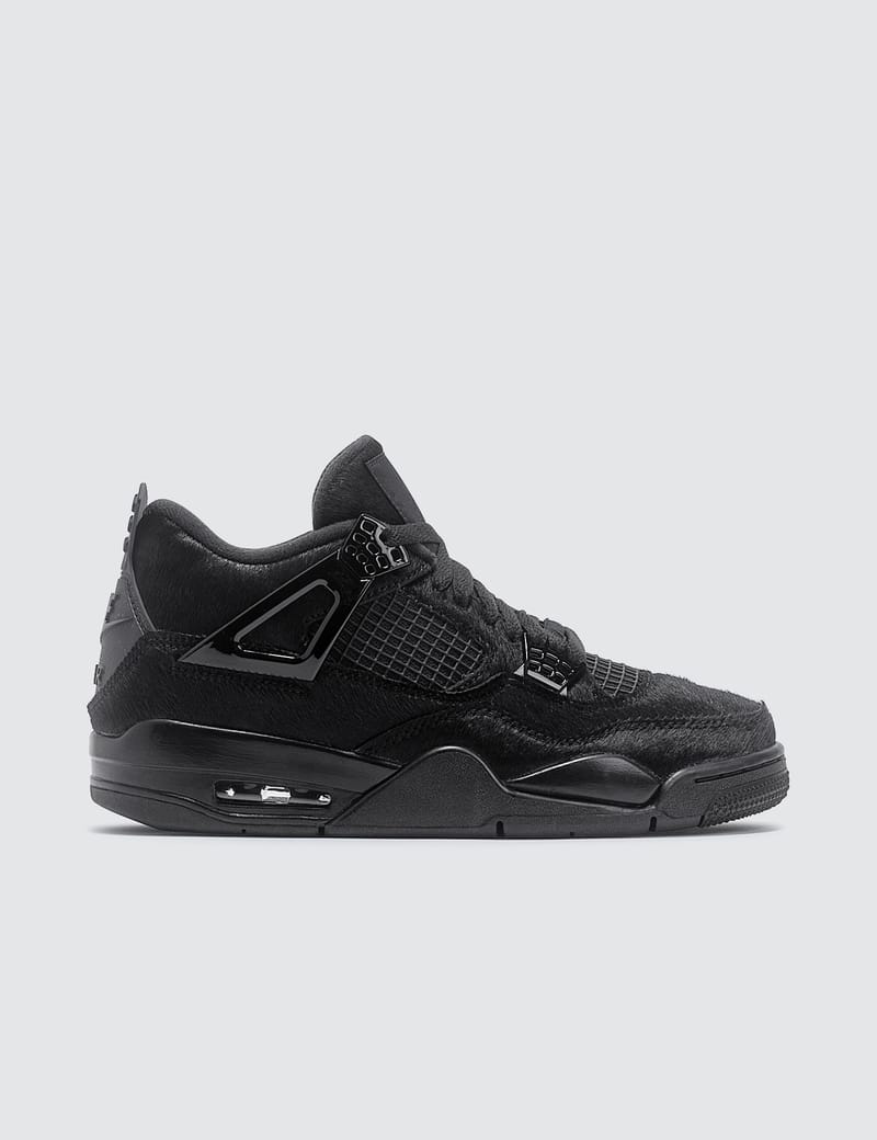 Jordan 4 black cat femme hot sale