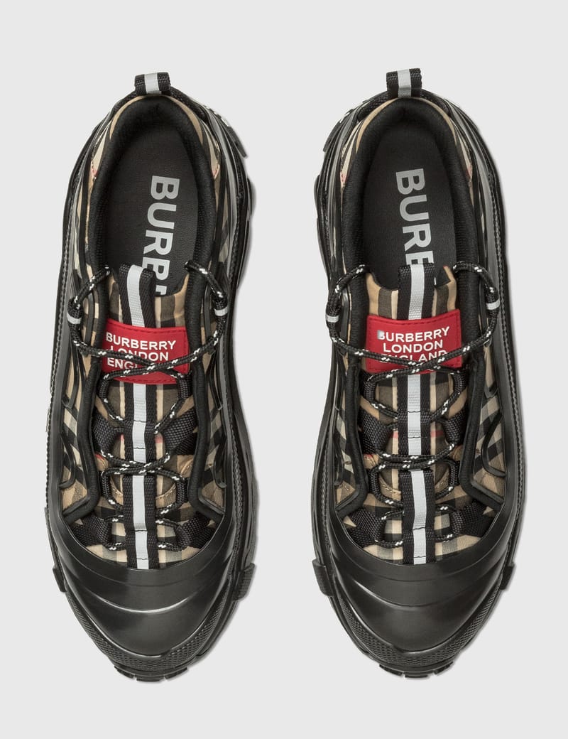 Burberry - Vintage Check Cotton Arthur Sneakers | HBX - HYPEBEAST