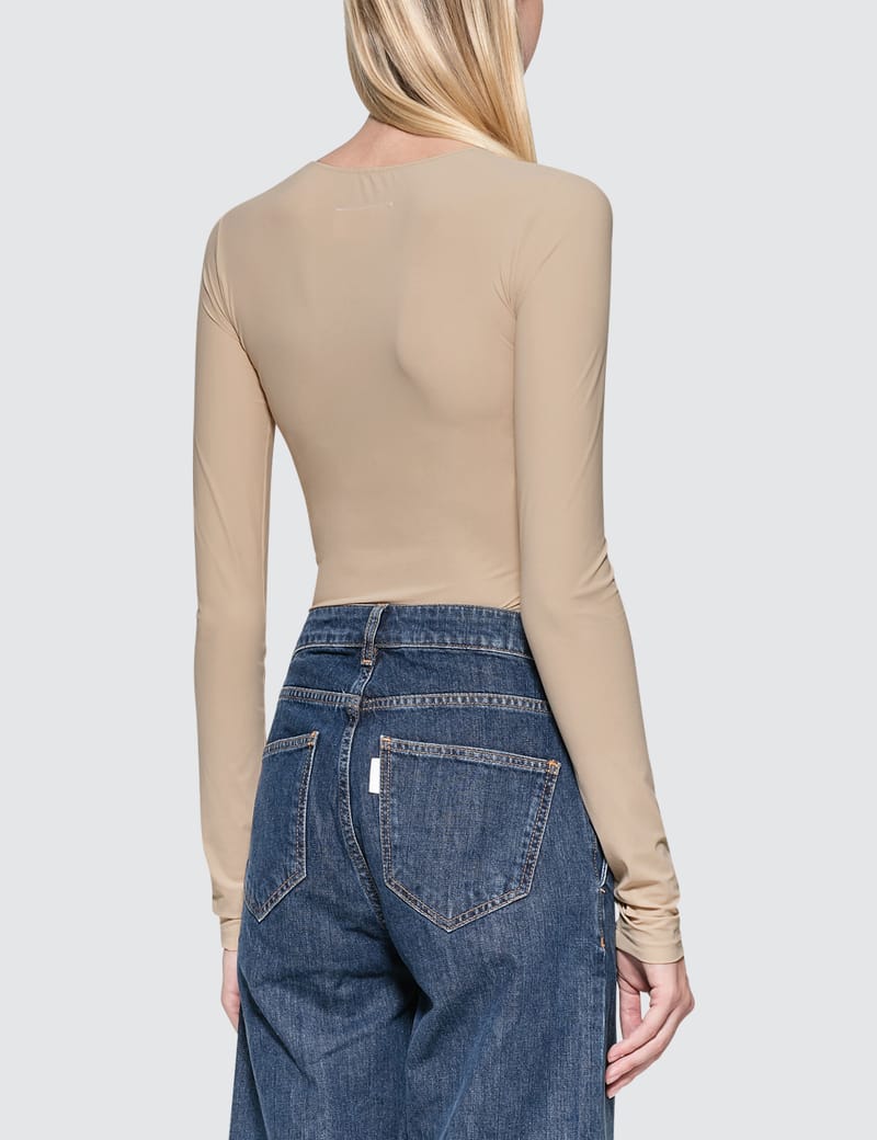 MM6 Maison Margiela - Underneath Lycra Jersey Bodysuit | HBX