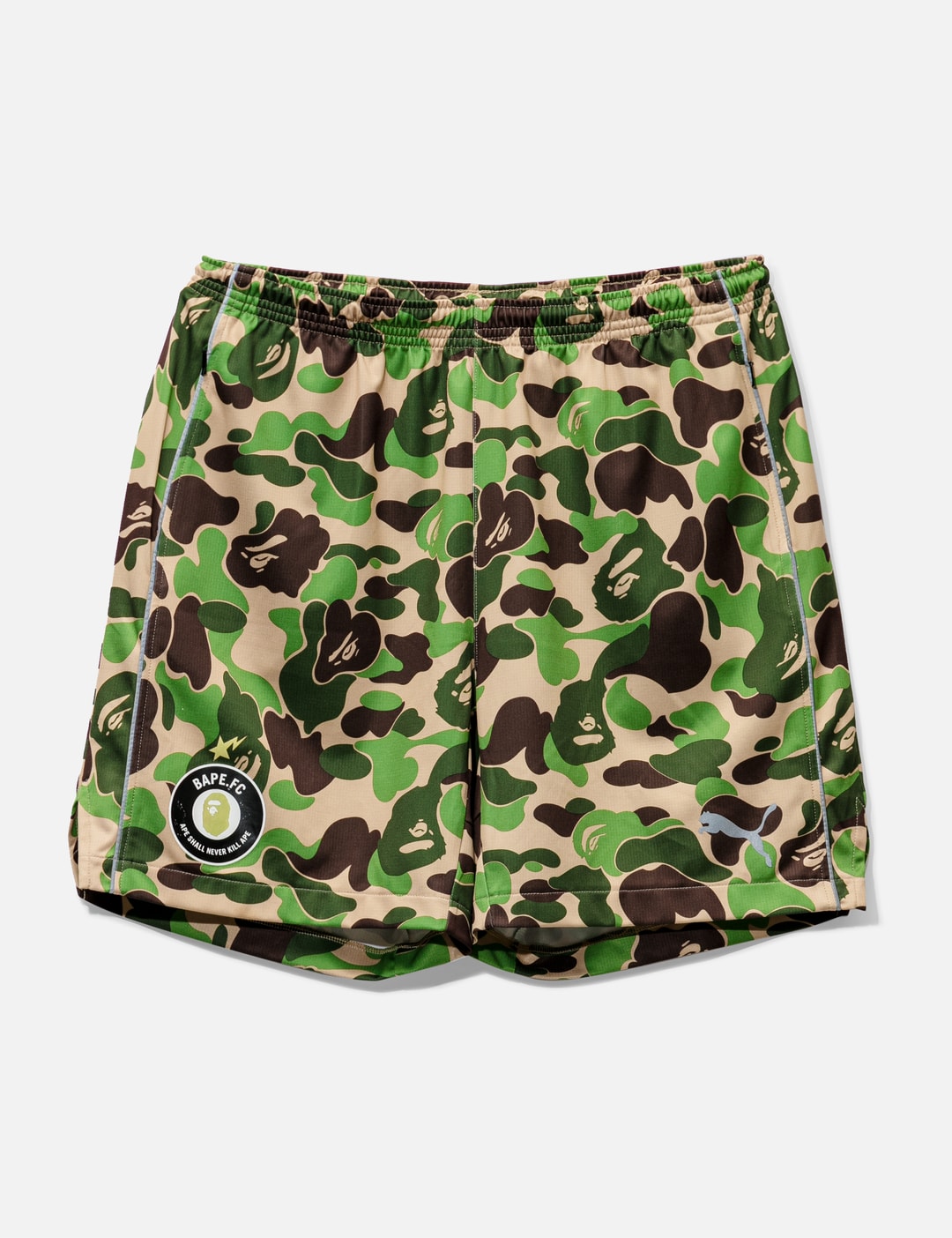 Bape Bape X Puma Camouflage Shorts Hbx Globally Curated Fashion