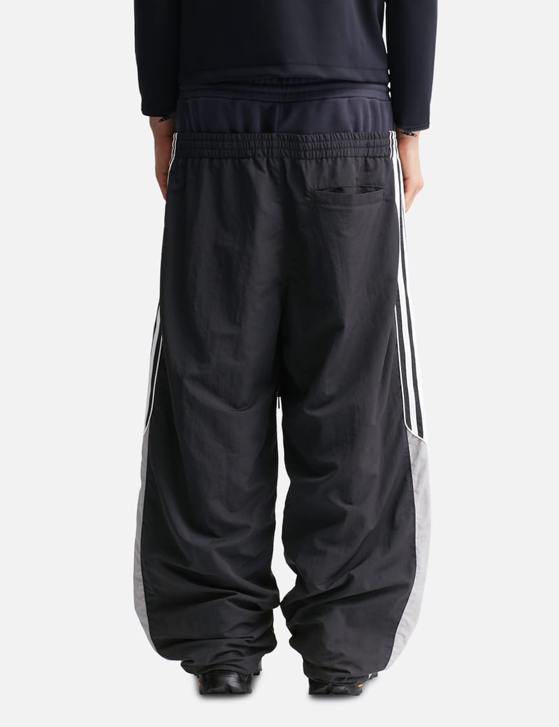 Protocol-Index 3 Layered Track Pants - Oversized black track pants