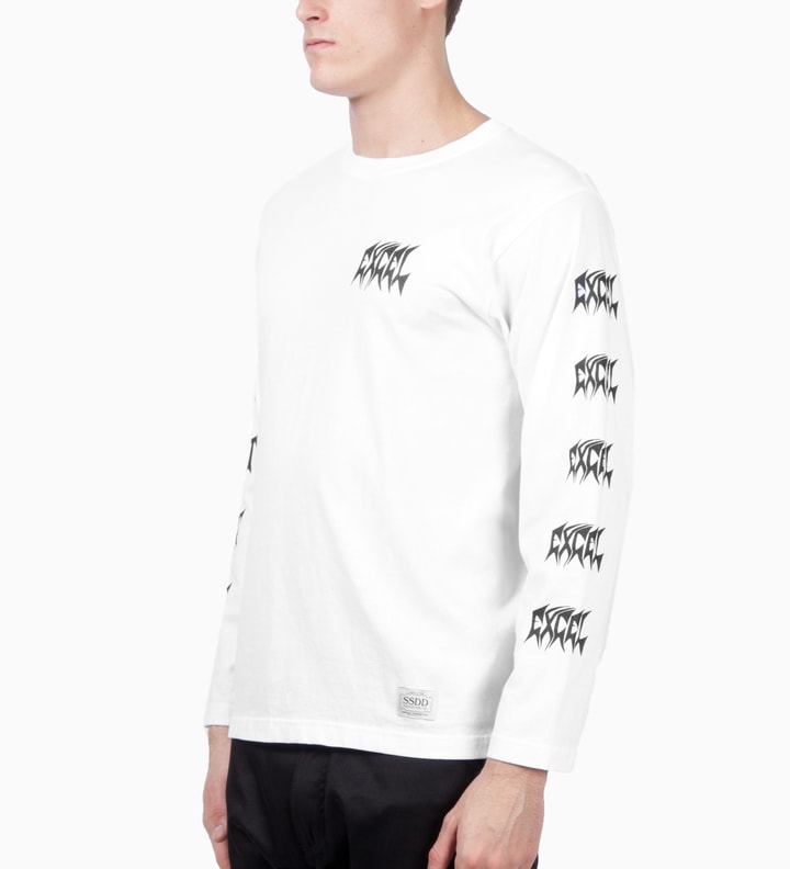 FUCT SSDD - White FUCT SSDD X EXCEL L/S T-Shirt | HBX - Globally