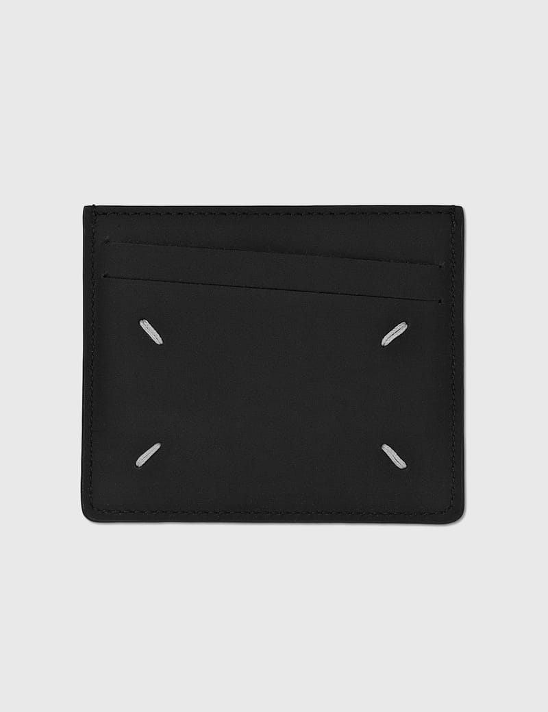 Maison Margiela★Long Card Holder Black Beige★ Maison Margiela - BLACK FOUR STITCHES CARDHOLDER – LE LABO STORE