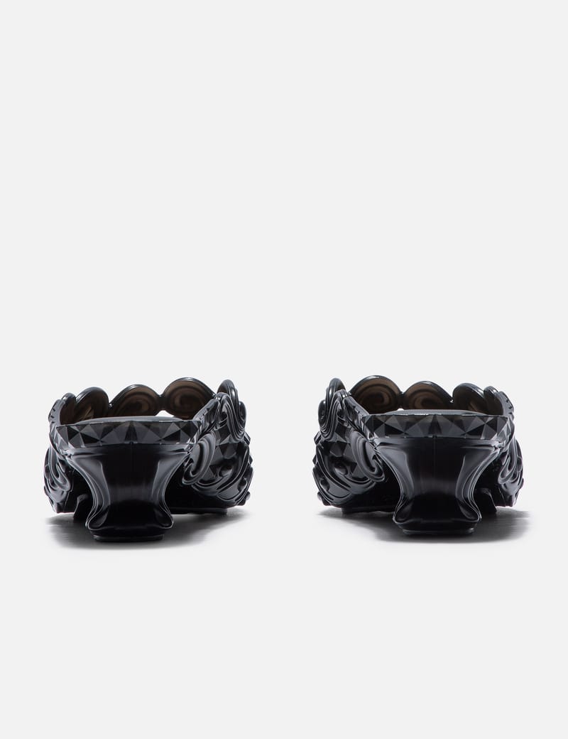 Y/Project Melissaブラックミュール 人気コラボ Melissa x Yproject ワイプロジェクト 厚底クロッグ