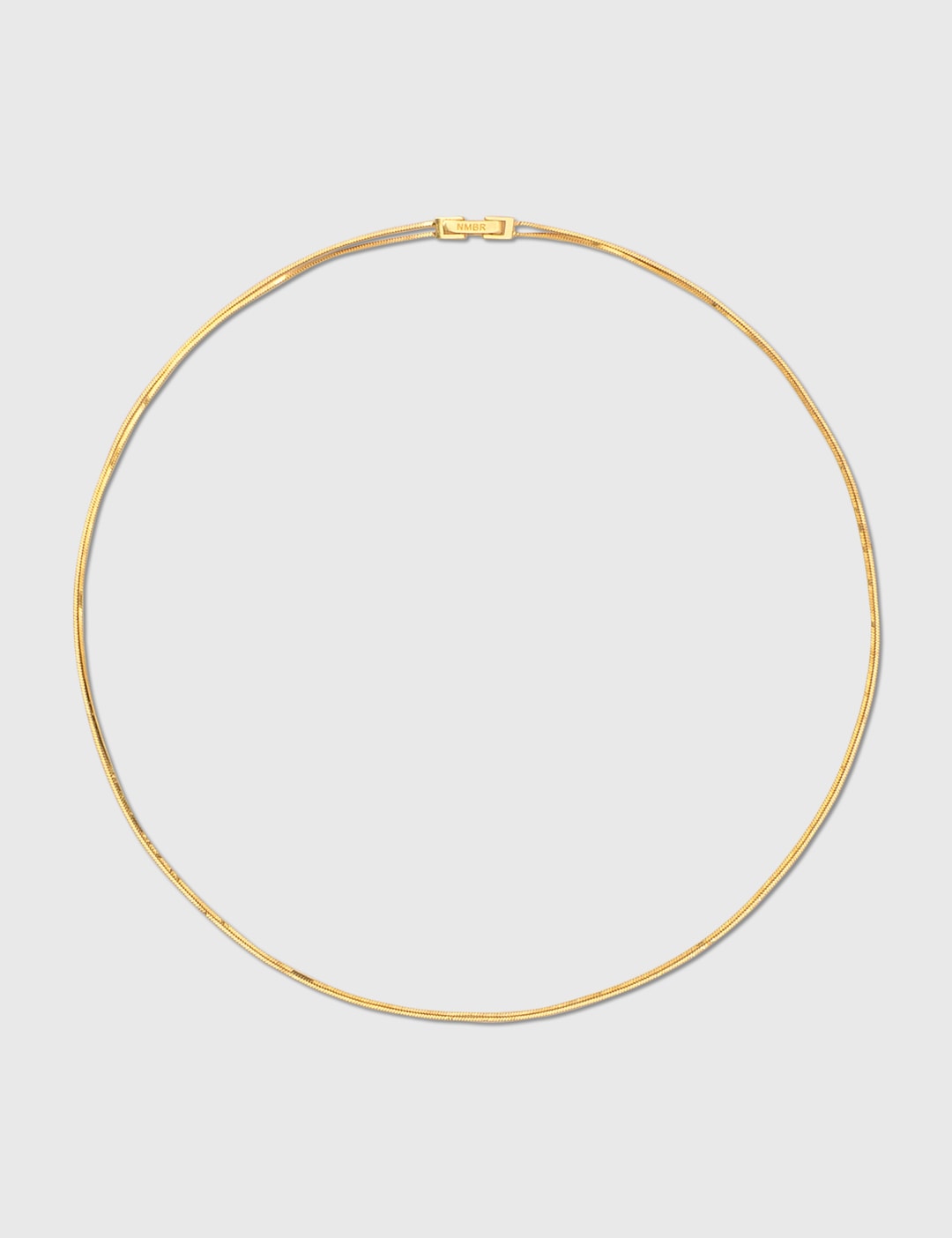 Numbering - Double Box Snake Chain Necklace | HBX