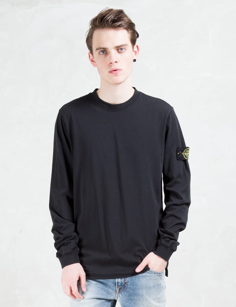 Stone Island - 22819 L/S T-Shirt | HBX - HYPEBEAST 為您搜羅全球