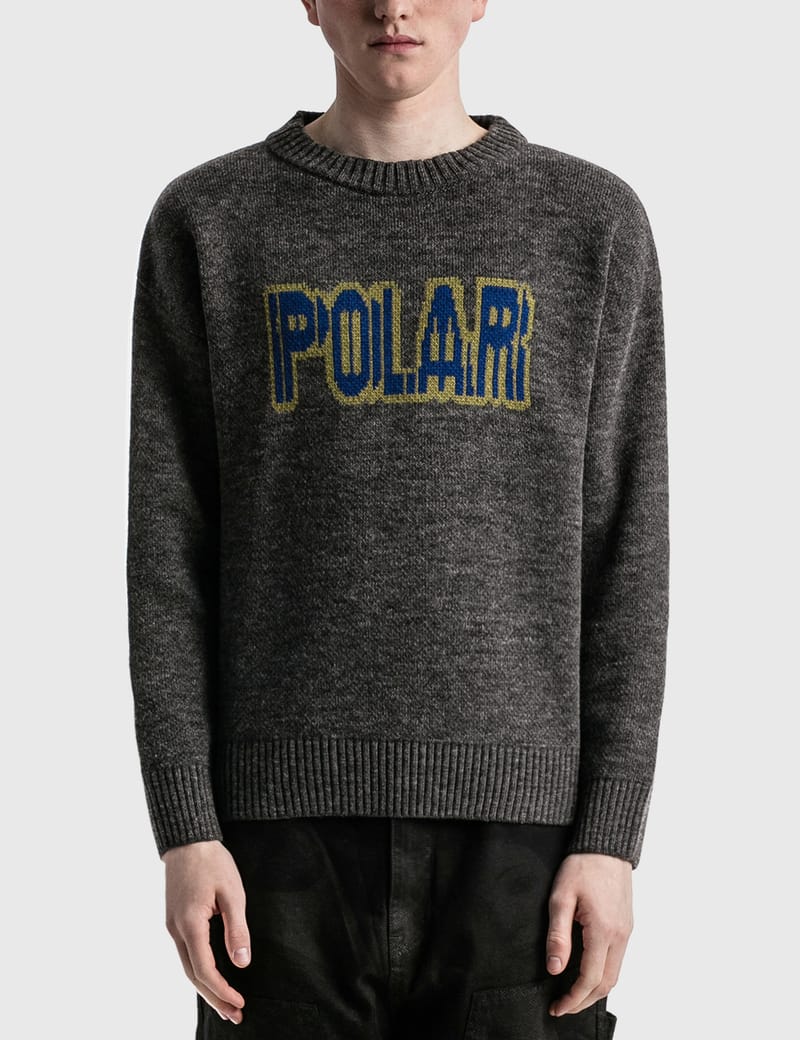 Polar Skate Co. - Earthquake Logo Knitwear | HBX - Globally