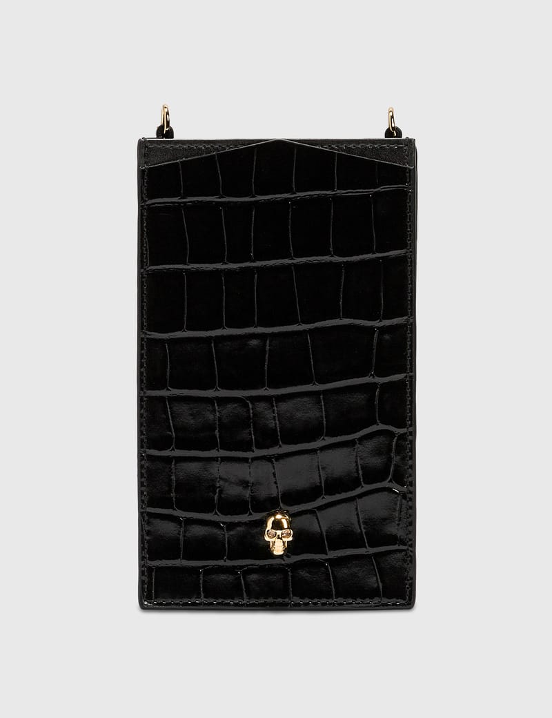 Alexander McQueen チェーン付き スカル フォンケース Alexander McQueen - チェーン付き スカル フォンケース | HBX