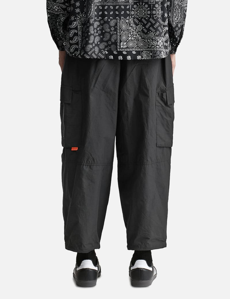 Tightbooth NYLON BAGGY CARGO PANTS-