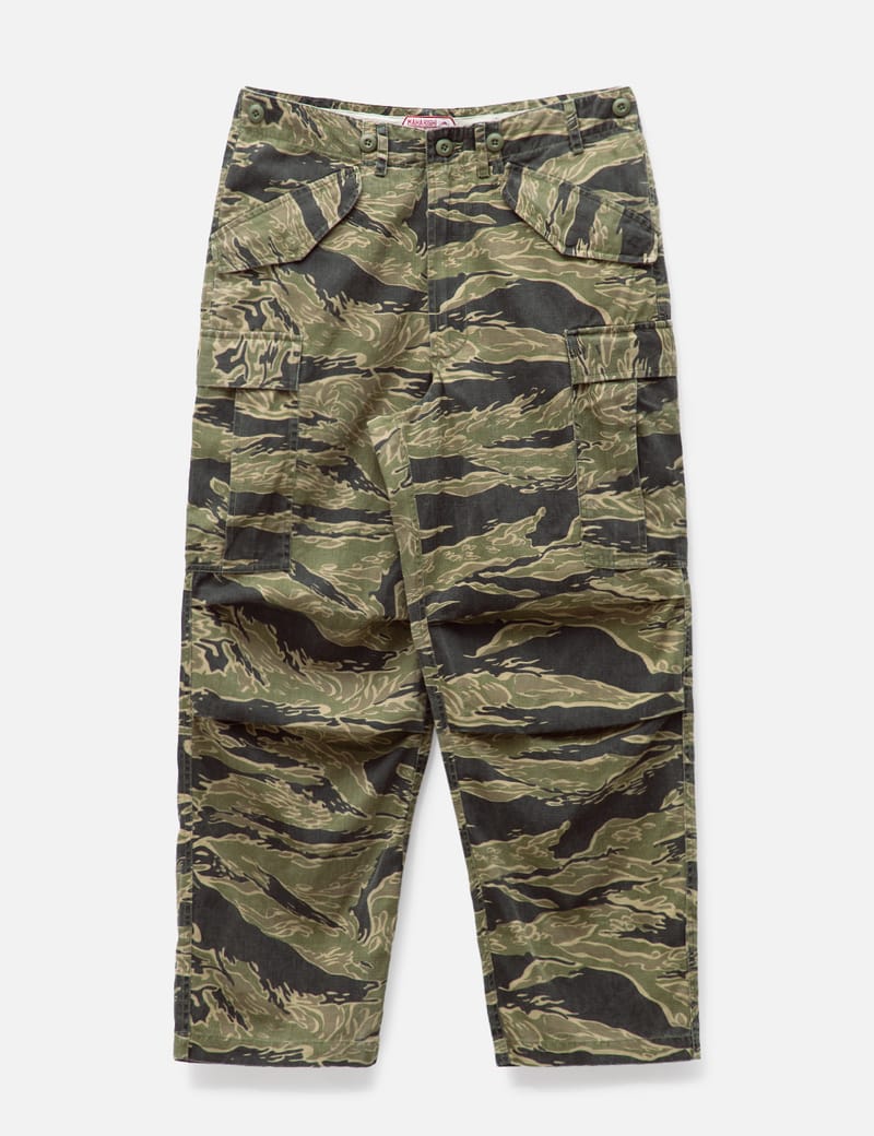 Maharishi - Tigerstripe Loose Cargo Pants | HBX - Globally Curated