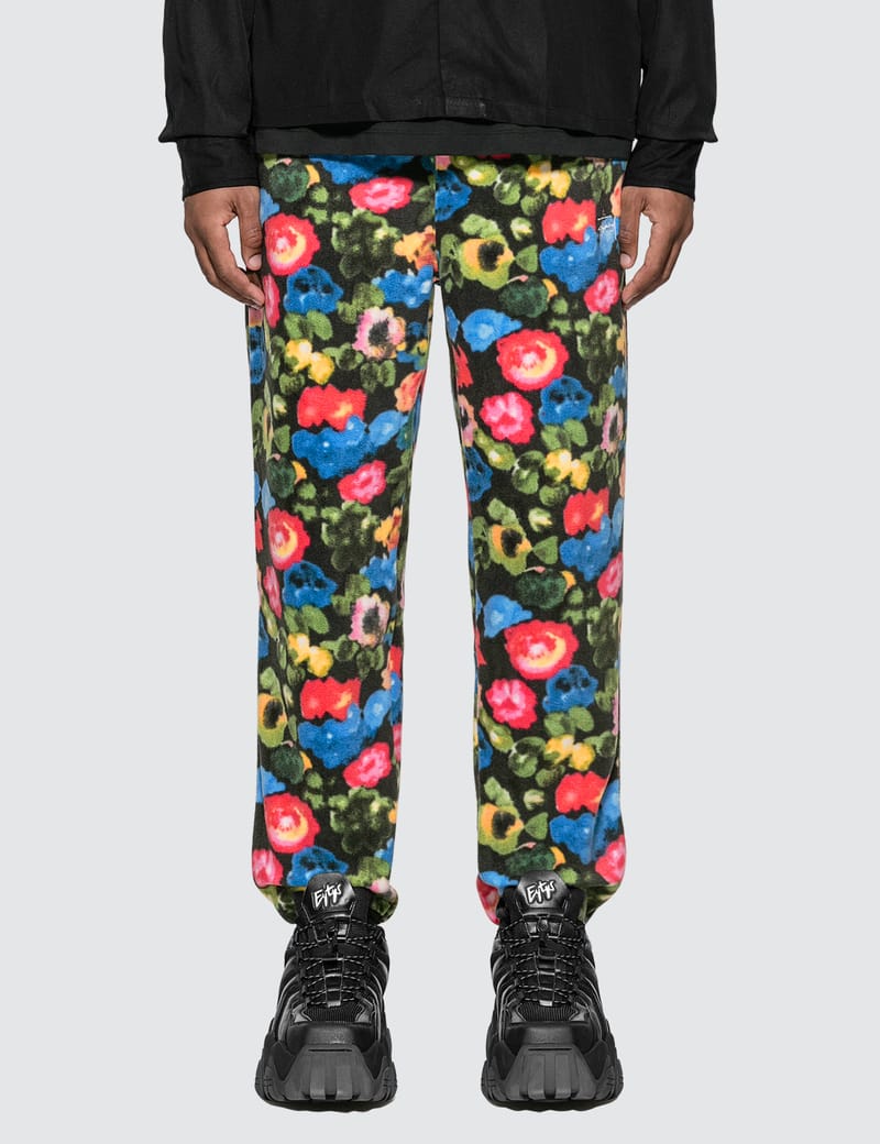 stussy Basic Polar Fleece Pant flower M stussy Basic Polar Fleece Pant flower M