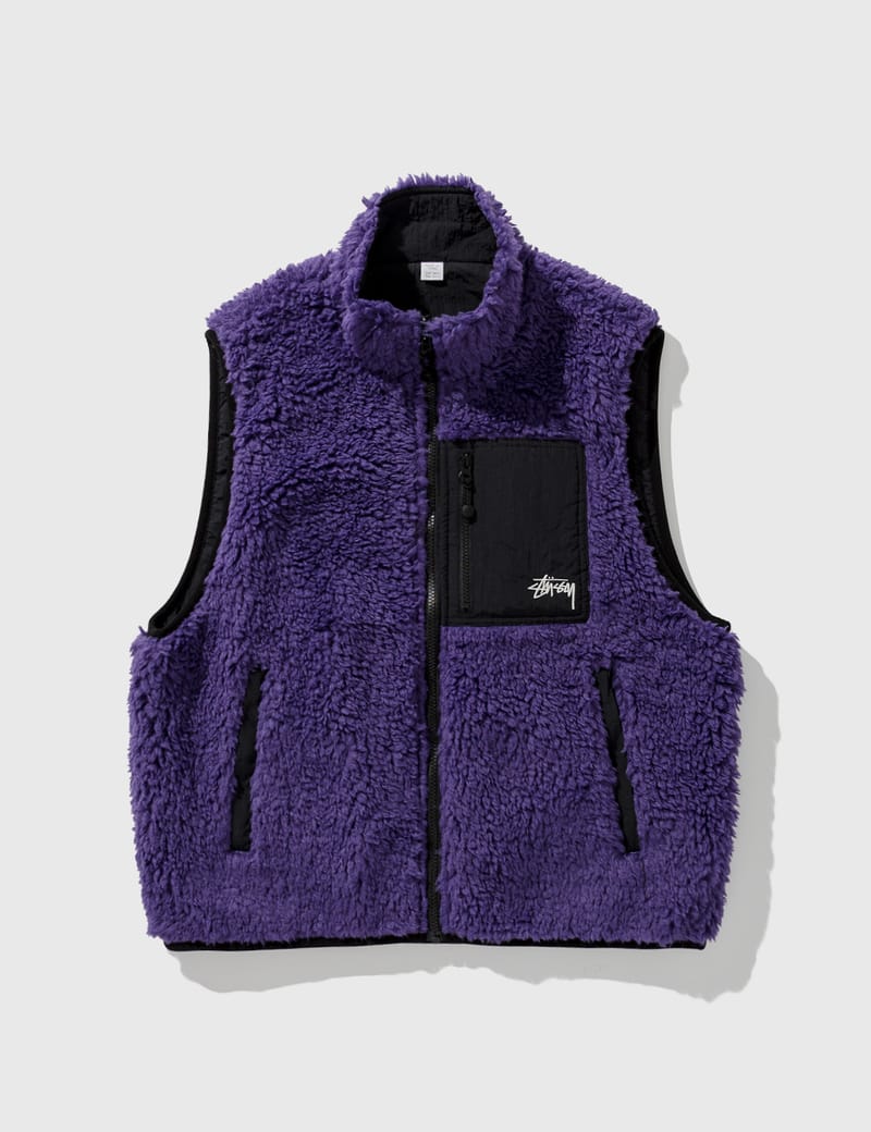 Stüssy - Sherpa Vest | HBX - Globally Curated Fashion and