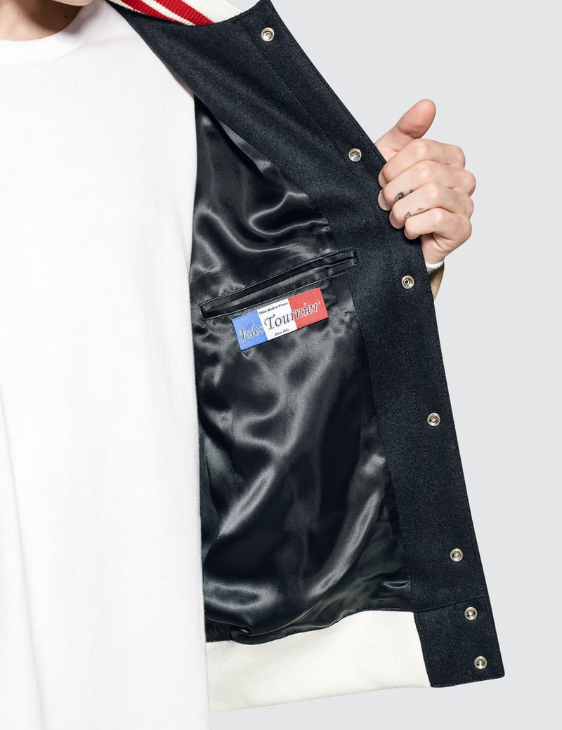 Maison Kitsuné - Bicolor Teddy Jacket | HBX - Globally