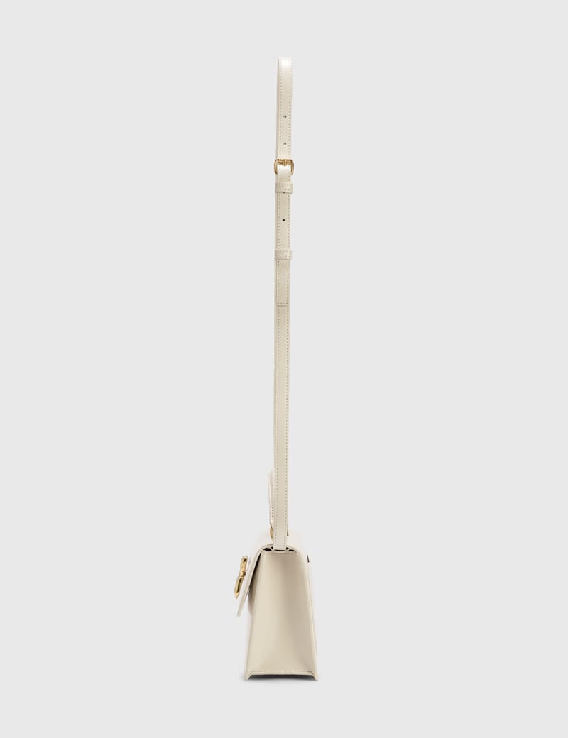 【関税無】 Off-White / Jitney 1.4 Top Handle Bag Beige/White Off-White™ - Jitney 1.4 トップ ハンドル バッグ | HBX