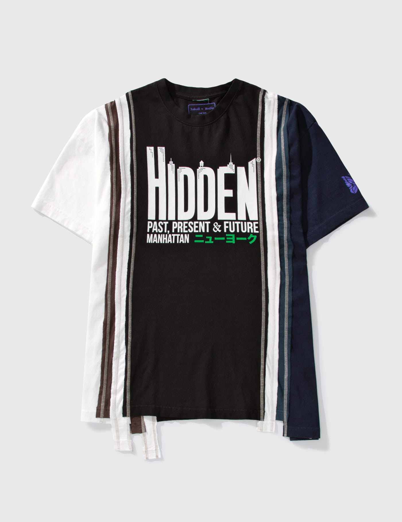 Needles x Hidden NY 7 Cuts Black Wide T-shirt