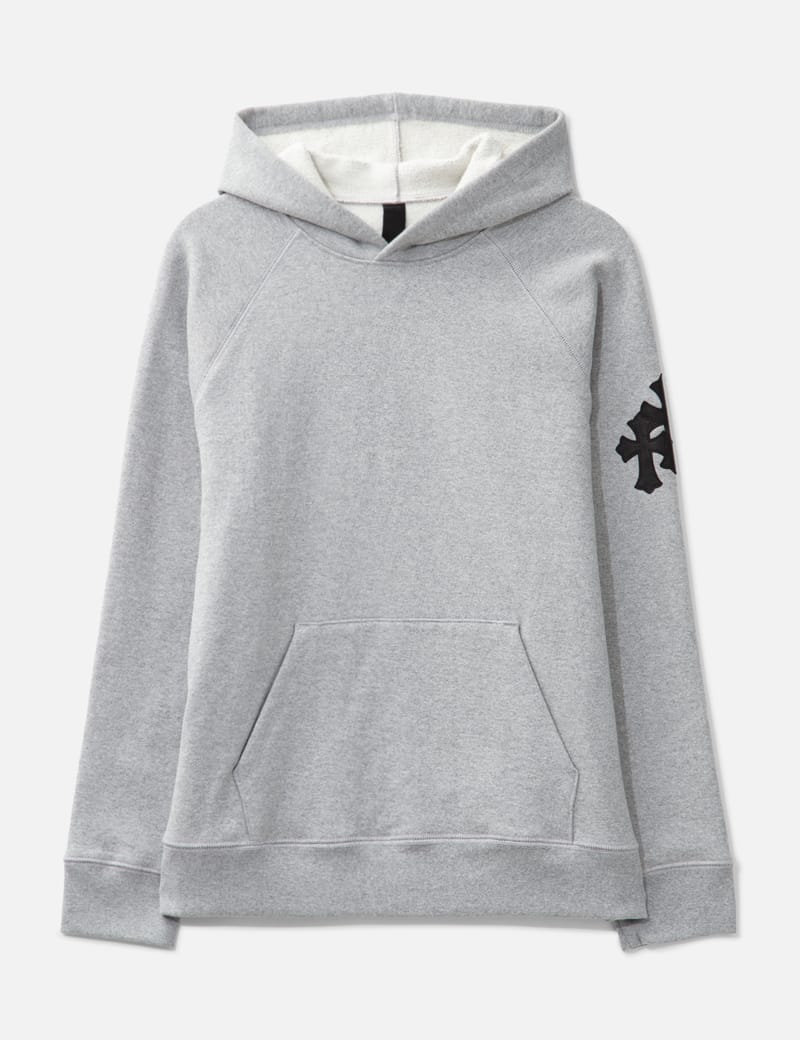 Chrome Hearts Paper Jam Cross Hoodie - 新品グレーのコットン