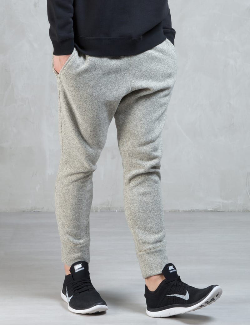 WILD THINGS - Grey Polartec Thermal Fleece Jogging Pants | HBX