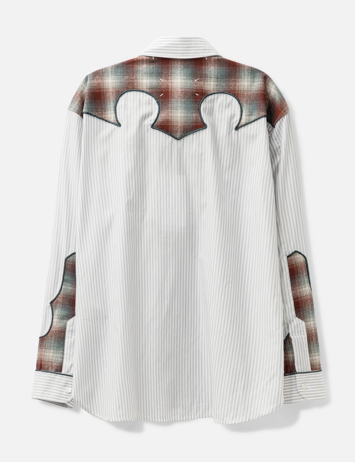 Maison Margiela Pendleton Yoke Stripe Shirt HBX Globally Curated