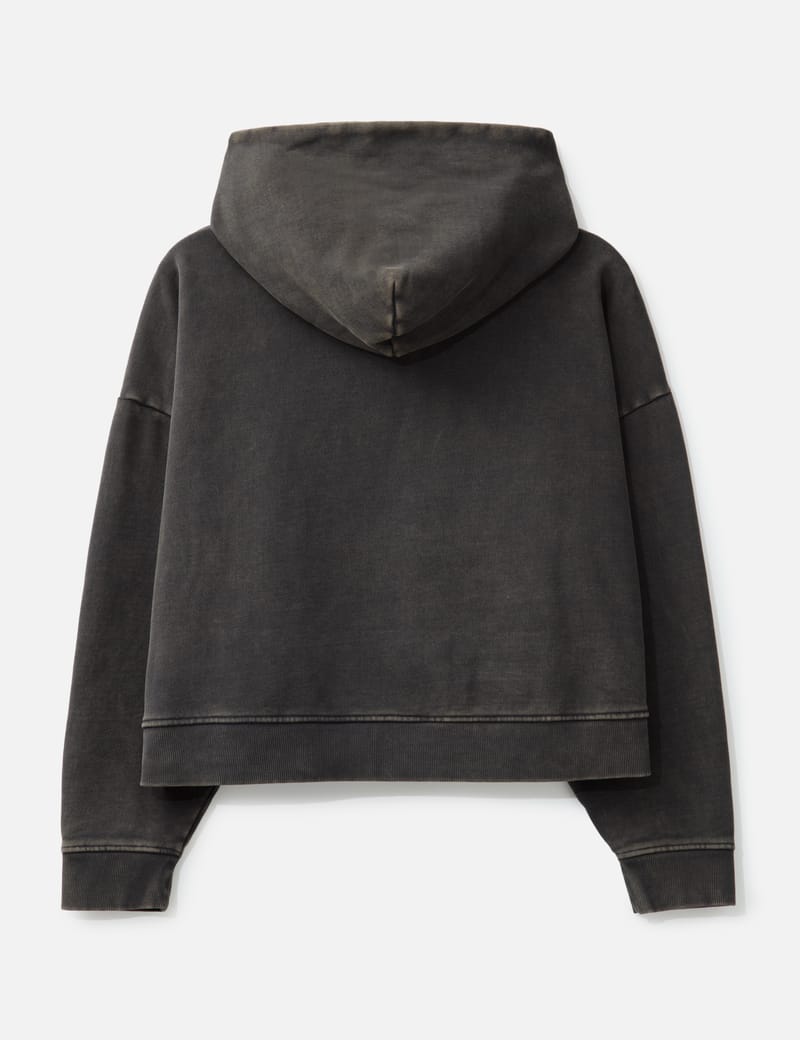 Entire Studios Heavy Hood Washed Black - Heavyweight organic