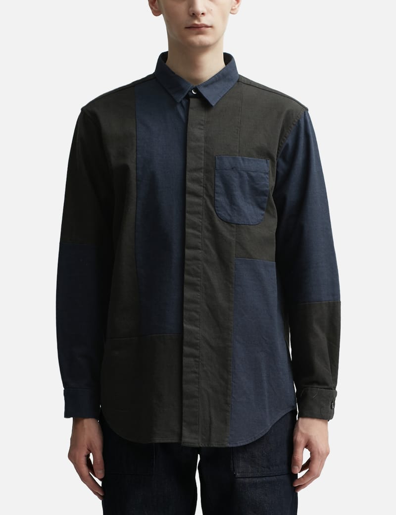 Engineered Garments - Combo Short Collar Shirt | HBX - Globally Curated  Fashion and Lifestyle by Hypebeast