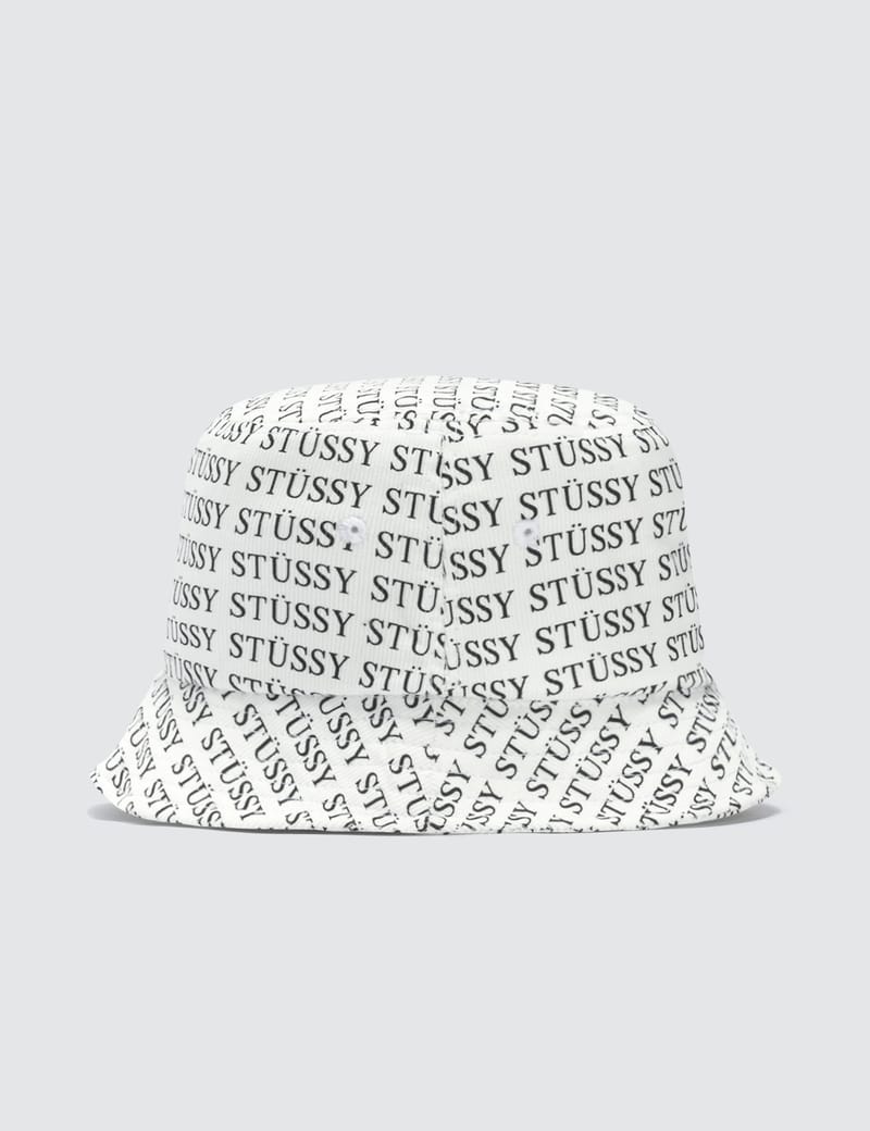 Stüssy - Eva Printed Corduroy Bucket | HBX - Globally Curated