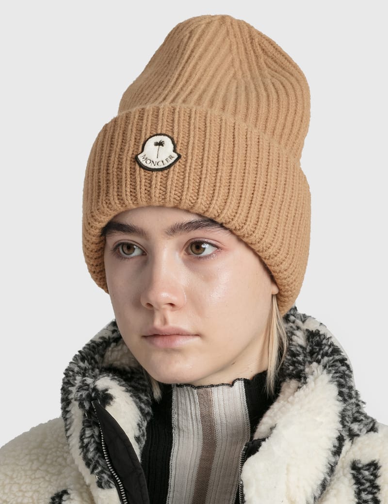 Moncler Genius - 8 Moncler Palm Angels Wool Rib-Knit Beanie | HBX