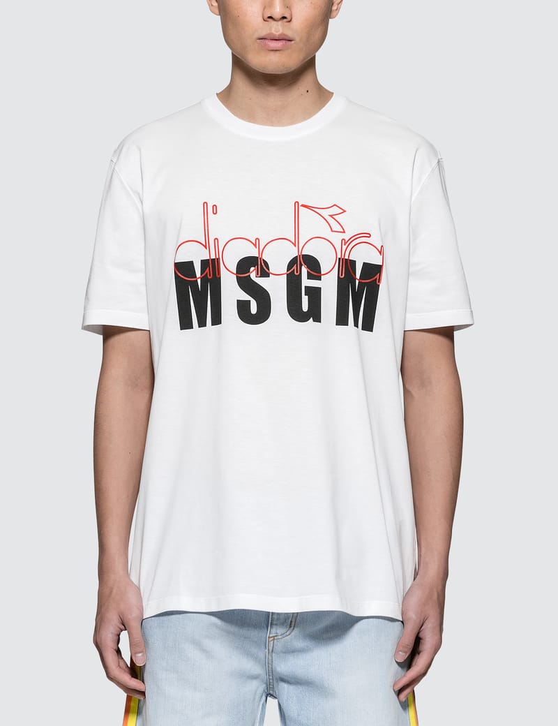 MSGM - Diadora x MSGM S/S T-Shirt | HBX - ハイプビースト(Hypebeast ...