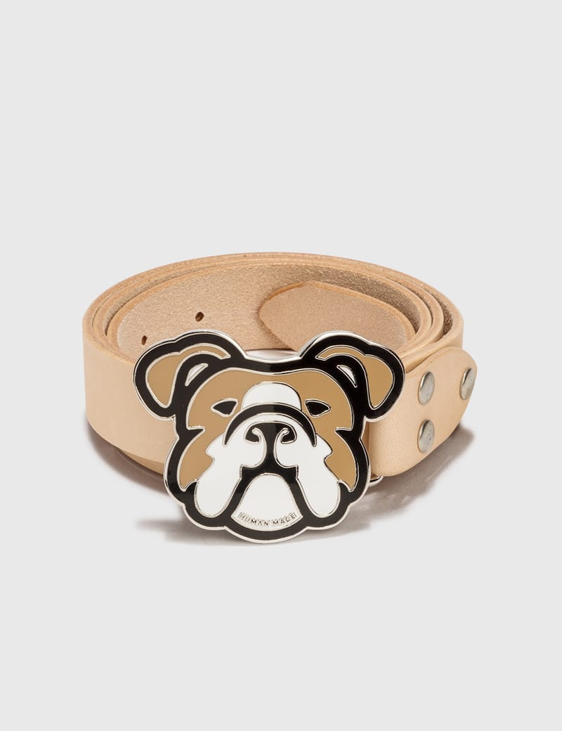 Human Made - Bulldog Leather Belt | HBX - Globally Curated Fashion