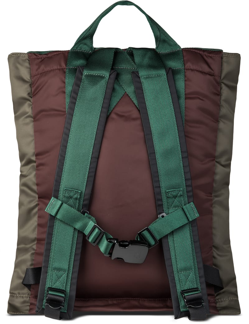 Marni - Green Marni X Porter Color Blocking Backpack | HBX