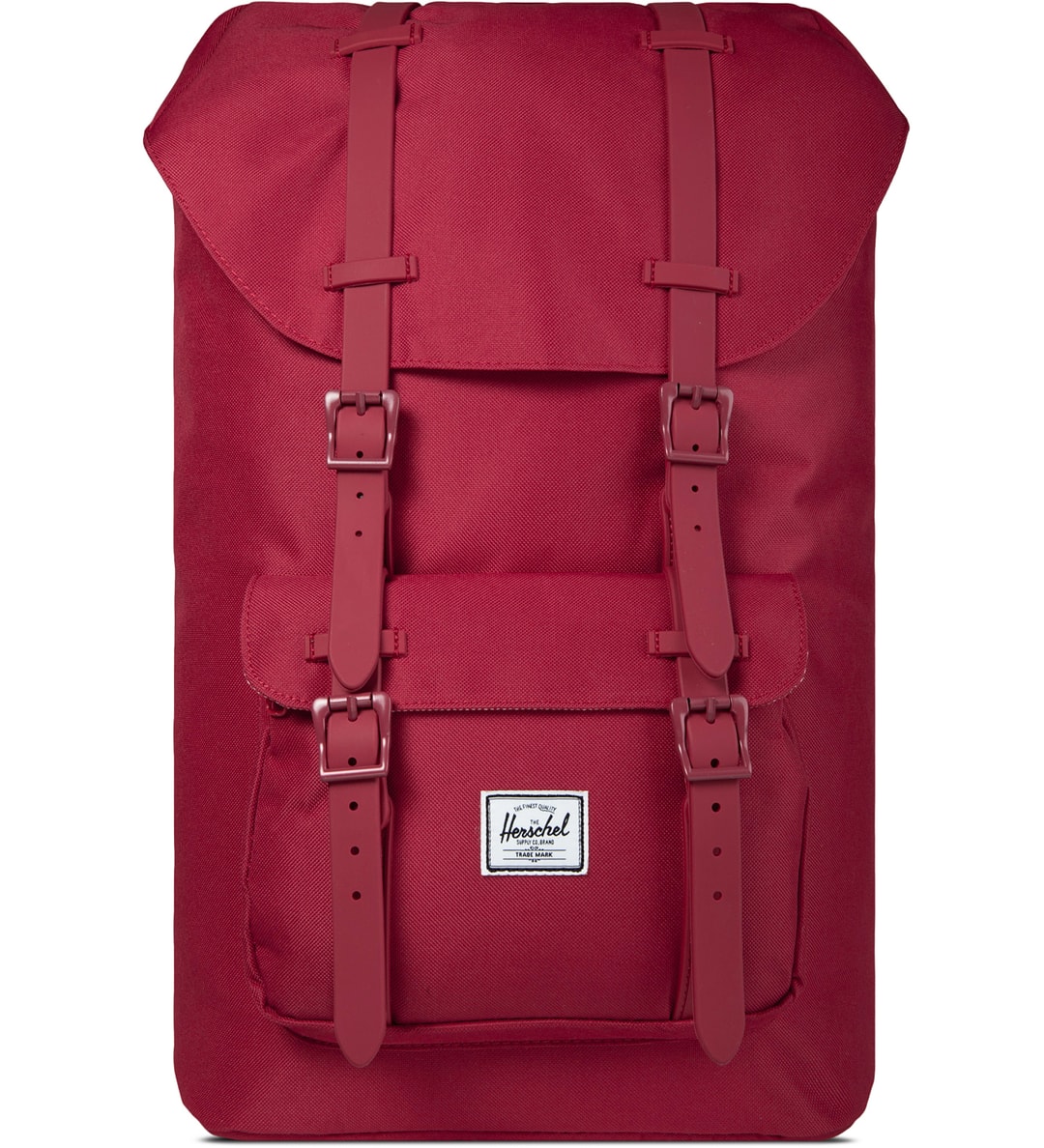 Herschel Supply Co. - Red Rubber Little America Backpack | HBX ...