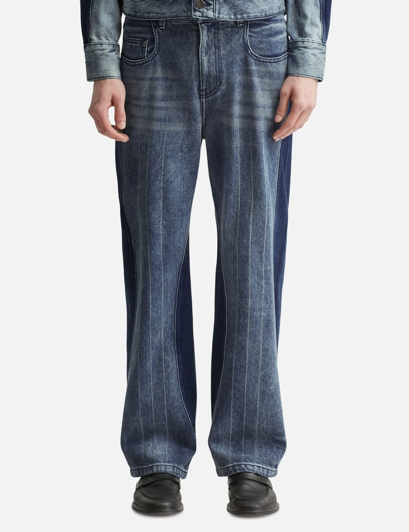 ADERERROR 関税込 ミックスパネルジーンズ Ader Error - Mix Panel Jeans | HBX - Globally Curated