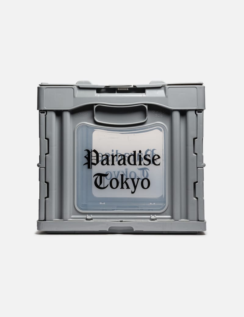 Wacko Maria Foldable Container - Gray storage bin with wear | HBX