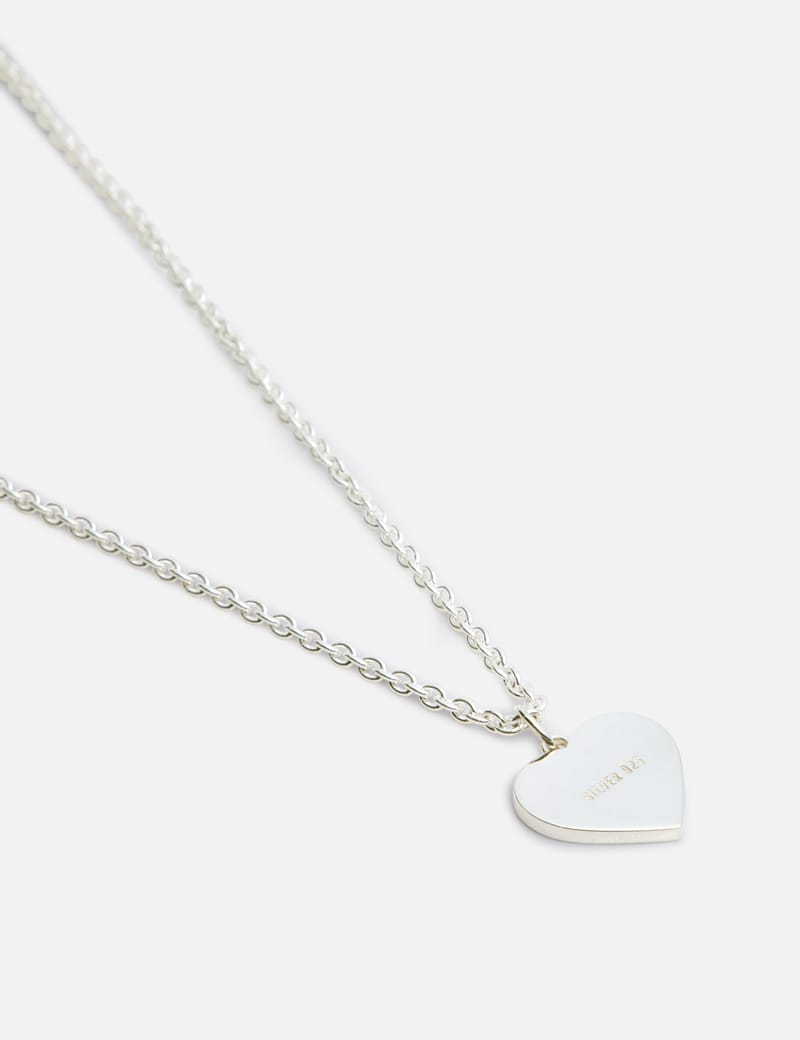 Human Made - Heart Silver Necklace | HBX - Globally Curated