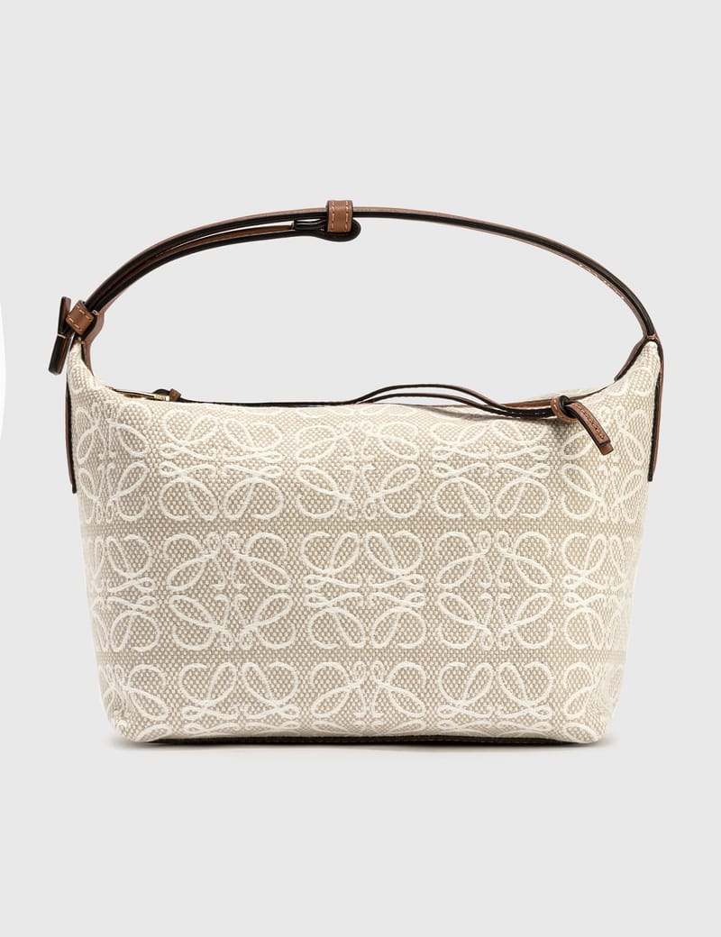 Loewe - Small Anagram Jacquard Cubi Bag | HBX - Globally